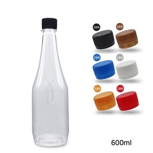 고급페트병 600ml (92개), 블랙, 92개