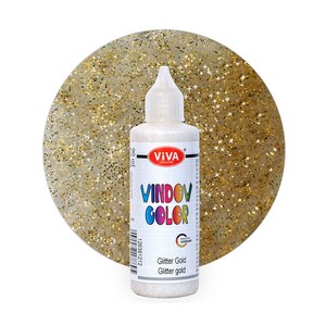 비바 글라스 데코 스티커 펜 31 Glitte Gold 90ml Viva Window Colo