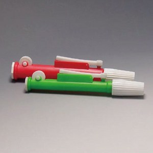 피펫펌프(Pipette Pump) 원추형 10ml 25ml, 25ml Red