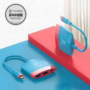 하기비스 Hagibis SWC01 PD100W / USB 3.0 / 4K HDMI 휴대용 닌텐도스위치 독, Black grey, 1개