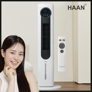 [25년형 신제품] HAAN 타워형 리모컨 냉풍기, L4(white)