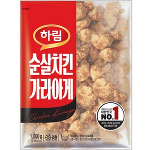 닭고기몰 하림 순살치킨 가라아게 (1kg 6봉), 6kg, 1개