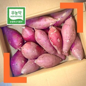 파머스넷 세척 무농약 꿀고구마 정품, 3kg 한입 (60g이하), 1개