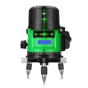 VKKN 고정밀 레이저 레벨기 프로급 고성능 수평기 레이저 레벨기 수직 수평 적외선녹색수평기 고정밀 자동 레벨링 타선 수평기 방진 방수 넘어짐 방지 실내외 공용, 녹색, 2선(이중 리튬전지x삼각가), 1개, 녹색 * 2선(이중 리튬전지x삼각가) * 1개