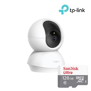 TPLINK TP-LINK Tapo C210 Mico SD 128GB 3MP 가정용 홈CCTV 360도 회전형 무선 베이비캠, Tapo C210 (TC71)+128GB SD카드, 1개