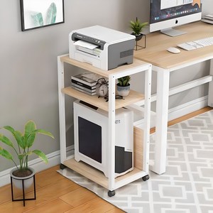 주식회사 실버미어 본체선반 이동식 데스크탑 선반 받침대 프린터다이 거치대