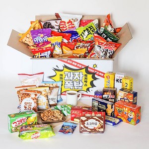 까까나라 과자폭탄 럭키박스 선물세트, 과자 45p, 1세트