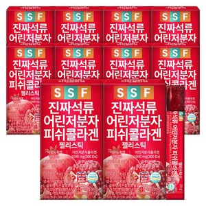 순수식품 석류 저분자 콜라겐 젤리 스틱, 300g, 10개