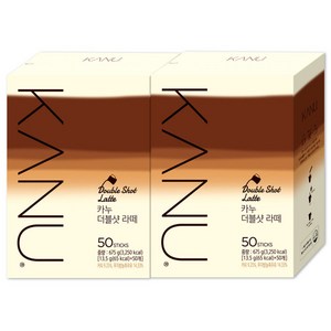 맥심 카누더블샷라떼 50Tx2, 13.5g, 50개입, 2개