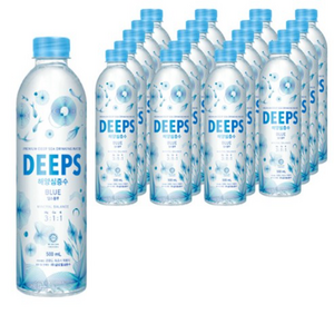 Deeps 블루 먹는해양심층수, 500ml, 60개