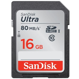 샌디스크 울트라 SD카드 SDSDUN4, 16GB, 1개