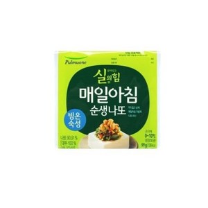 풀무원 매일아침 순생나또 24팩 2호세트 살아있는 실의 힘, 49.5g, 24개