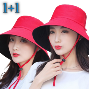 퍼펙트햇 1+1 양면 벙거지 모자 RH-438 여름 버킷햇 58까지 착용