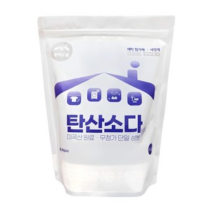 블레싱홈 미국 탄산소다 5kg 빨래 쉰내 꿉꿉함 기름때 제거 세탁 첨가제 워싱소다, 1개