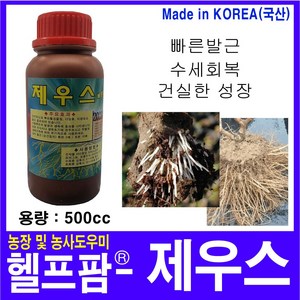 헬프팜 제우스 500cc 식물삽목 뿌리발근 발근촉진, 500ml, 1개