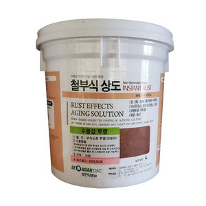 철부식 동부식 투명상도코팅 4L, 1개