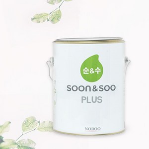 노루 순앤수 100 플러스, 1개, 4L, 순흰색(WHITE)