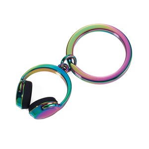 아트박스/트로이카 [TROIKA] HEADPHONE COLOUR GRADIENT 키홀더 (KR17-07/MC), 1개