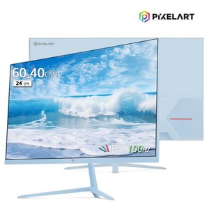 픽셀아트 AURORA PAC2499B 블루 무결점 IPS 아이케어 프리싱크 리얼 100, 60cm