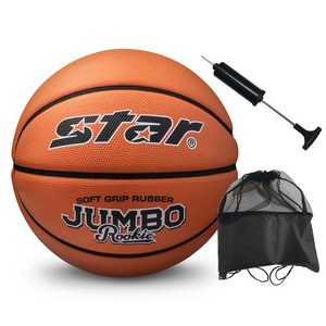 STAR 스타 농구공 점보루키7호 BB6067, BB6067 + 볼펌프 + 메쉬볼낭