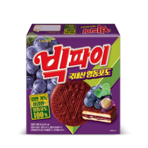 크라운 빅파이 영동포도, 324g, 4개