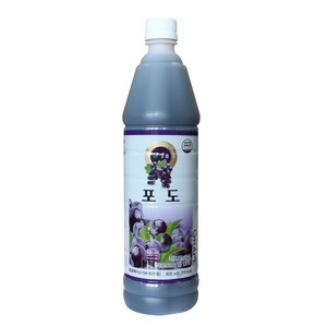 청솔 포도 음료베이스 835ml / 과일원액, 1개