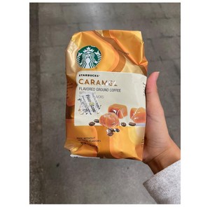 Stabucks 스타벅스 카라멜 맛 그라운드 가루 커피 311g 2팩, 2개