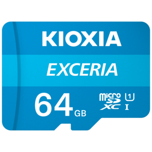 키오시아 EXCERIA 마이크로 메모리 카드 홈캠 블랙박스 CCTV SD LMEX1L064GG2, 64GB