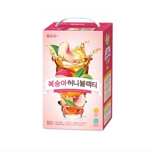 담터 복숭아 허니 블랙티, 13g, 50개입, 3개