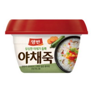 양반 야채죽, 287.5g, 1개