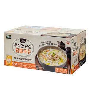 백제 순살 닭칼국수 243g x 6 / 2세트, 12개