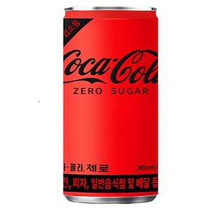 제로 코카콜라 245ml 30캔 업소용, 30개