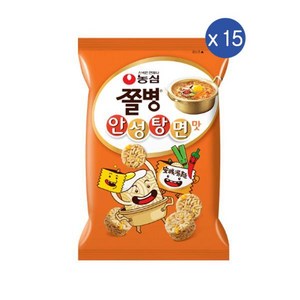 농심 쫄병스낵 안성탕면맛, 77g, 60개