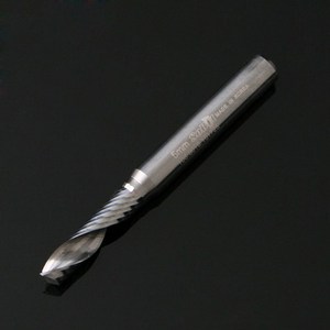 쏘비트 트리머 CNC비트 1mm~6mm 6종 1날 업컷 스파이럴비트 트리머날, 1mm (116.0001), 1개