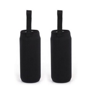 water bottle FQ627 2P 750ml 텀블러파우치 물병가방 물통주머니, 블랙, 2개