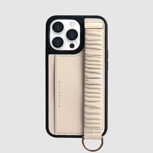 디자인스킨 아이폰15 프로 스크런치 스트랩 카드수납 케이스