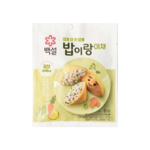 백설 밥이랑 야채27g, 27g, 5개