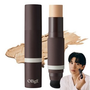 OBge 내추럴 커버 파운데이션 SPF50+ PA++++ 13g, 3호 샌드, 2개