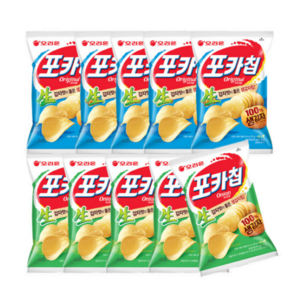 포카칩 오리지널 66g x 5p + 어니언맛 66g x 5p, 어니언+오리지널, 1세트