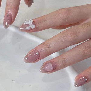 떨샵 여름신상 자석젤 인조손톱 보석 네일팁 셀프젤네일, 1개, NAIL-N743