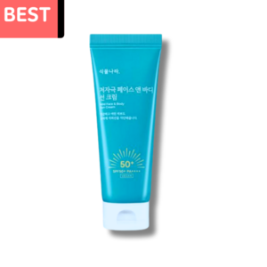 [150ml 대용량] 식물나라 저자극 페이스 앤 바디 선 크림 150mL SPF+ PA++++ 산뜻한 선크림 썬크림, 150mL, 1개, 150ml