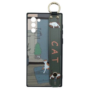 신서엔코 갤럭시 케이스 Galaxy Phone Case SCS-1533 일러스트 핸드 스트랩