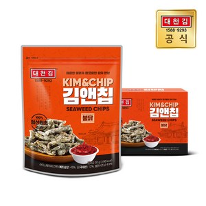 대천김 김앤칩 불닭 30g 5봉, 1개, 단품