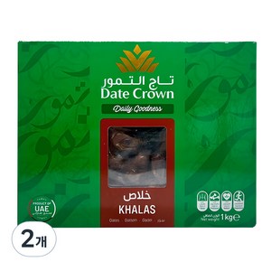 데이트크라운 칼라스 대추야자, 1kg, 2개