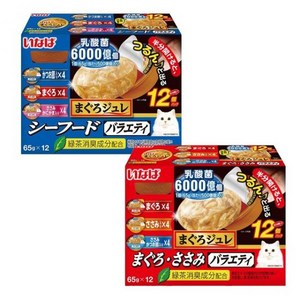 [리뉴얼] nanahau 이나바 마구로쥬레 유산균 버라이어티 65g x 12입, 12개