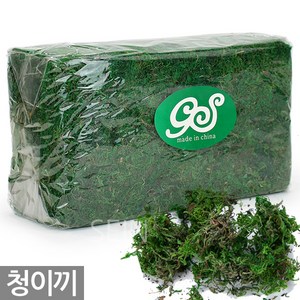 대용량 청이끼 약 640g - 이끼 화분 인테리어 데코레이션 장식 건조 원예 대형 데코 건조이끼 인조이끼 인공이끼 화분이끼, 1개