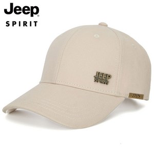JEEP SPIRIT 스포츠 캐주얼 야구 모자 CA0152 A0602 + 전용 포장, 아이보리
