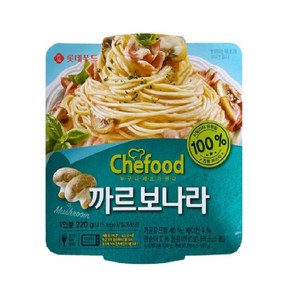 롯데 쉐푸드 스파게티 까르보나라 220g, 4개