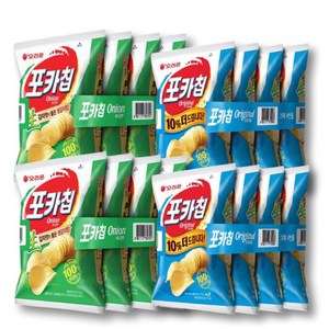 포카칩 오리지널 38g x 4p + 어니언 38g x 4p 세트, 2세트