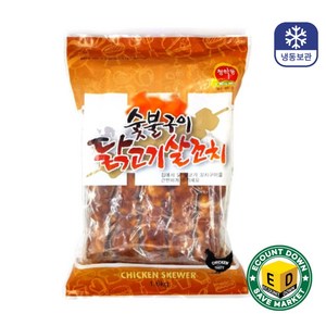 [448] 청학동 숯불구이 닭고기살꼬치 1.6kg(80gx20) 데리야끼닭꼬치, 1.6kg, 1개